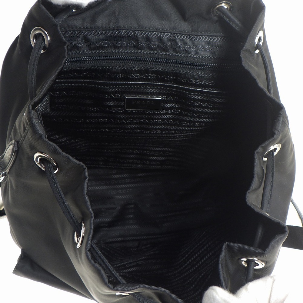 Prada Re-Nylon Backpack Medium Nylon Leather Black - image 3